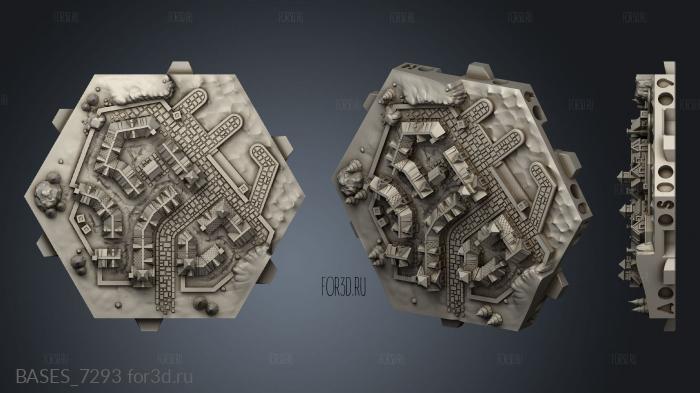 Coastal Settlements stl model for CNC