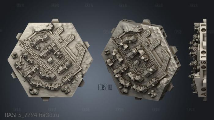 Coastal Settlements stl model for CNC