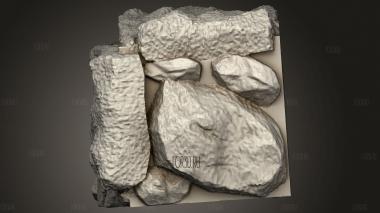 Колонна 3d stl модель для ЧПУ