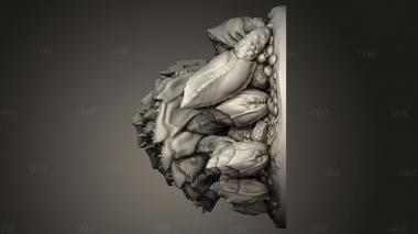 Трупный краб,нарезанный ломтиками 3d stl модель для ЧПУ