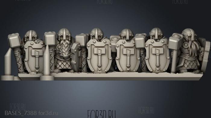 BASES_7388 3d stl модель для ЧПУ