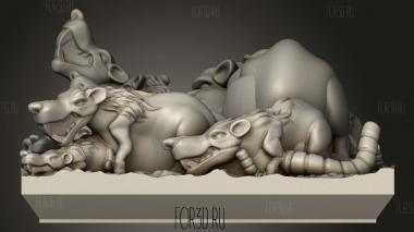 Сторм визжит 3d stl модель для ЧПУ