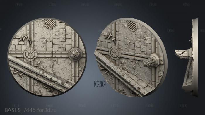 BASES_7445 3d stl модель для ЧПУ