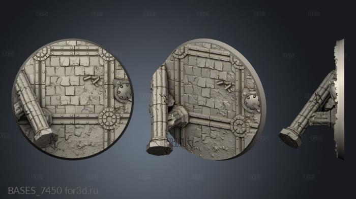 BASES_7450 3d stl модель для ЧПУ