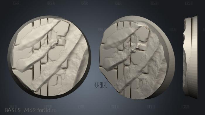 BASES_7469 3d stl модель для ЧПУ