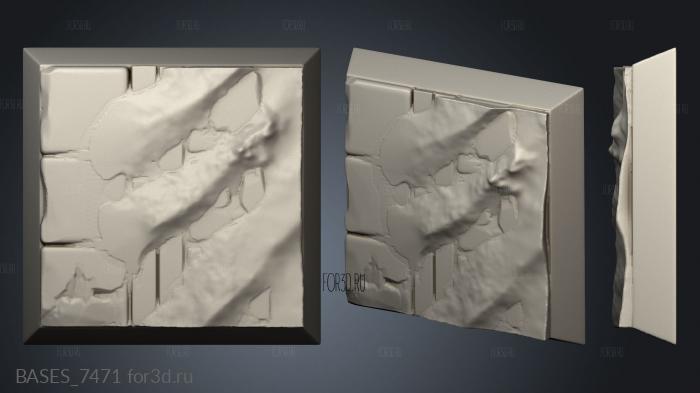 BASES_7471 3d stl модель для ЧПУ