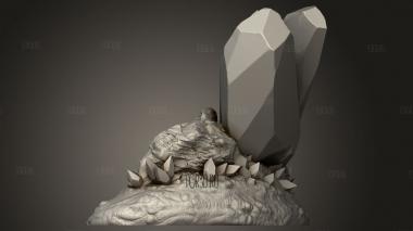 Образование кристаллов 3d stl модель для ЧПУ
