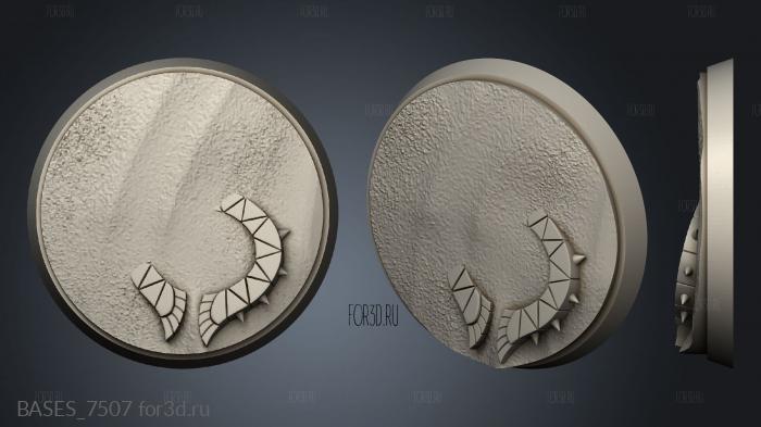 BASES_7507 3d stl модель для ЧПУ