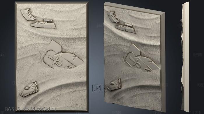 Cursed Sands Sq stl model for CNC