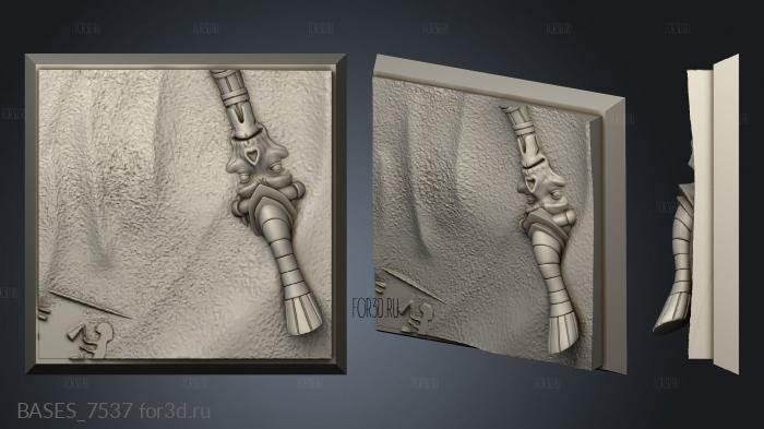 BASES_7537 3d stl модель для ЧПУ