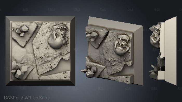 Daemonic Kingdom stl model for CNC