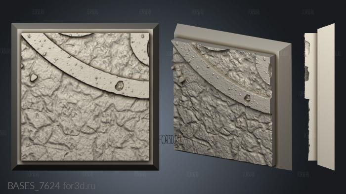 BASES_7624 3d stl модель для ЧПУ