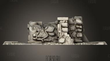Руины Храма в Джунглях 3d stl модель для ЧПУ