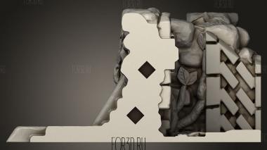 Сетка Руин Храма в Джунглях 3d stl модель для ЧПУ