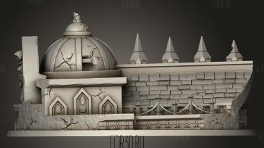Диорама главы Смертельные встречи 3d stl модель для ЧПУ