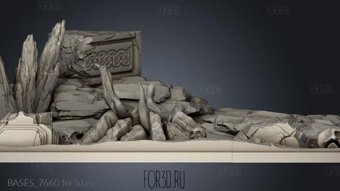 BASES_7660 3d stl модель для ЧПУ