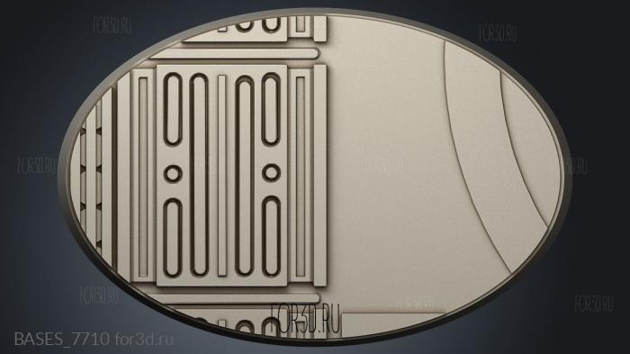 BASES_7710 stl model for CNC