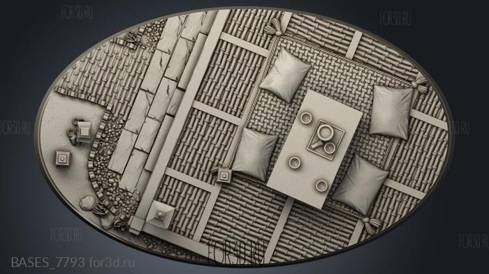 BASES_7793 stl model for CNC