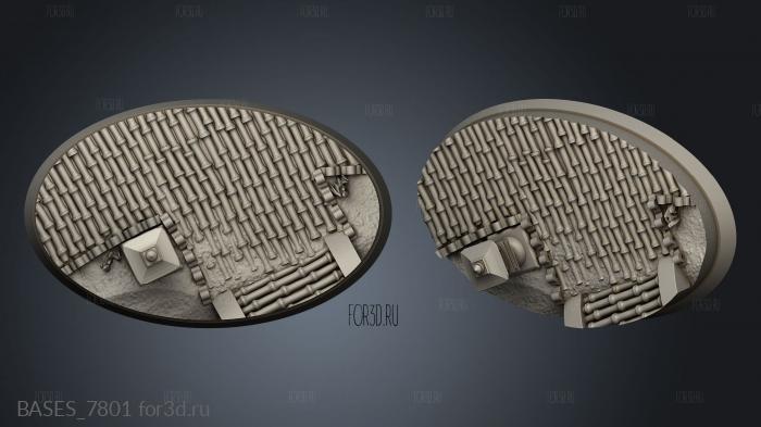 BASES_7801 stl model for CNC