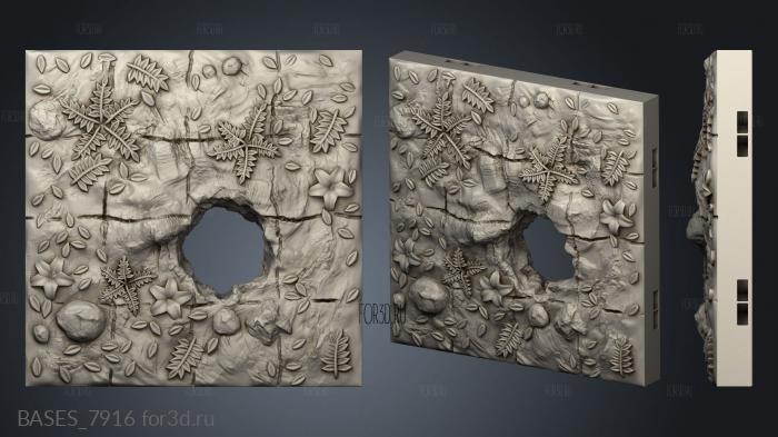 Forest Grid stl model for CNC