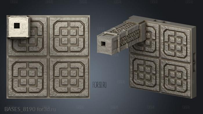 Dwarven Floor stl model for CNC