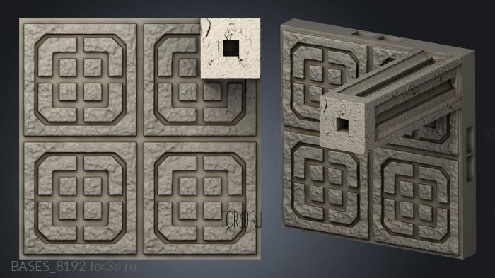 Dwarven Floor stl model for CNC