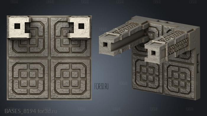 Dwarven Floor stl model for CNC