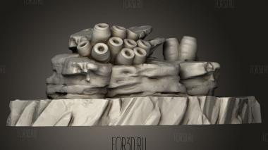 Ядро Подводного Коралла 3d stl модель для ЧПУ