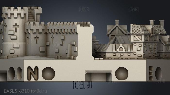 Epic Cities Wall stl model for CNC