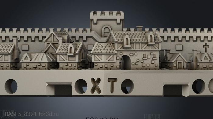 Epic Cities Wall stl model for CNC