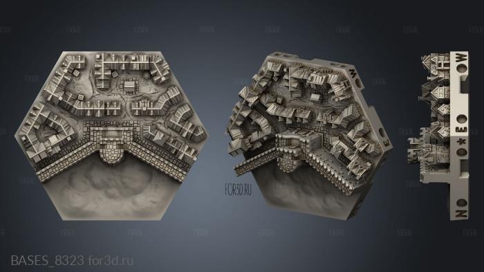 Epic Cities Wall stl model for CNC