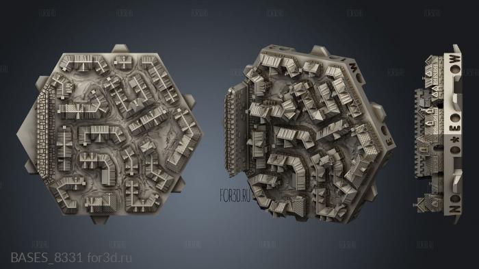 Epic Cities Wall stl model for CNC