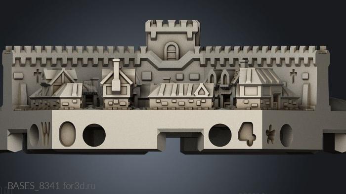 Epic Cities Wall stl model for CNC