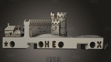 Стена Эпических Городов 3d stl модель для ЧПУ