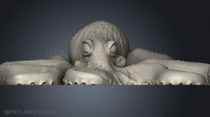 Octopus Casual stl model for CNC