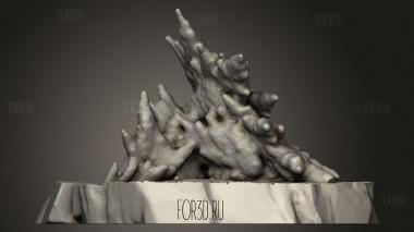 Горная порода Древний Пустынный Барит 3d stl модель для ЧПУ