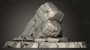 Скальные Руины Древних Джунглей 3d stl модель для ЧПУ