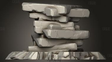 Мистическая Укладка Камней 3d stl модель для ЧПУ