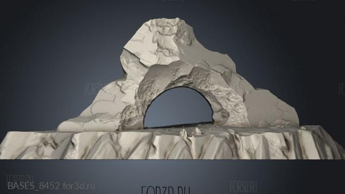 Rock Sharp Glacier stl model for CNC