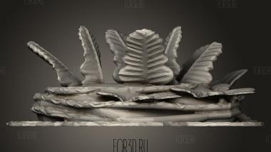 Гроздья папоротника Cluster 3d stl модель для ЧПУ