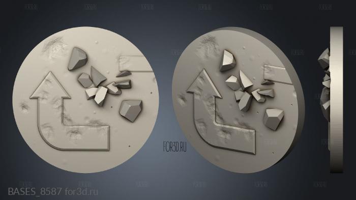 Flatline City stl model for CNC