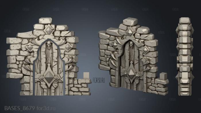 Forgotten Maze Walls Wall stl model for CNC