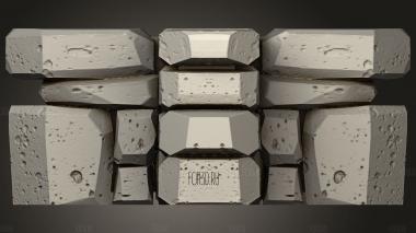 Забытые Стены Лабиринта,Пересечение Стен 3d stl модель для ЧПУ