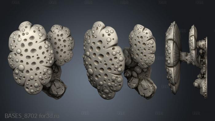 Fungi Terrain Trees And Platforms Platform stl model for CNC