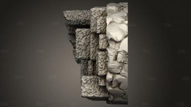 Готические руины 3d stl модель для ЧПУ
