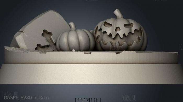 Halloween stl model for CNC