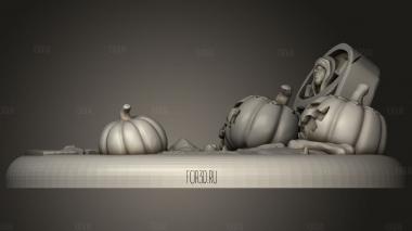 Хэллоуин 3d stl модель для ЧПУ