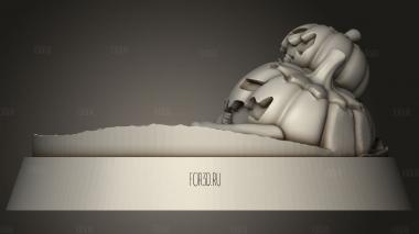 Хэллоуин 3d stl модель для ЧПУ