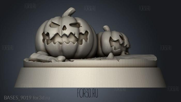 Halloween stl model for CNC