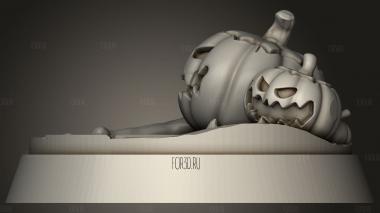 Хэллоуин 3d stl модель для ЧПУ